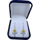 thumbnail image 2 of Aros De Girasol En Plata De Ley 925 Certificada Regalo Mujer, 2 of 3