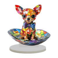 Bothyi - Adorno De Mesa Acrílico Plano 2D, Regalo Para Sala De Estar, Placa De Escritorio, Letrero Acrílico Con Forma De Perro