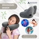 thumbnail image 2 of Almohada inflable de viaje Modern Advantage AIR con capucha gris, 2 of 8