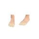 thumbnail image 3 of INSPIRE CHIC Calcetines de Yoga Sin Talón y Sin Mostrar de Algodón Talla Única Beige2-1 Par, 3 of 6
