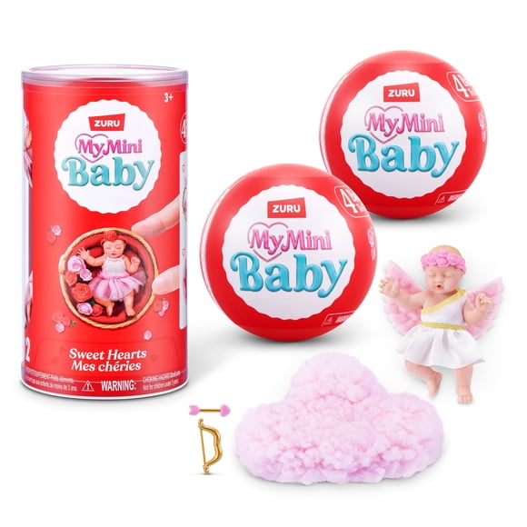 Muñeca de colección para bebé MY MINI Baby Sweet Hearts 2 Pack ZURU