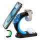 thumbnail image 1 of Cargador Para iPhone Magsafe Base 3en1 Rgb Led Carga Rápida negro, 1 of 6