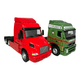 thumbnail image 1 of Set 2 camiones Volvo escala 1:50 rojo, 1 of 3
