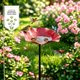 thumbnail image 1 of Estacas jardín flor metal hechas mano 5 uds estación riego abejas diseño floral jardín, 1 of 7