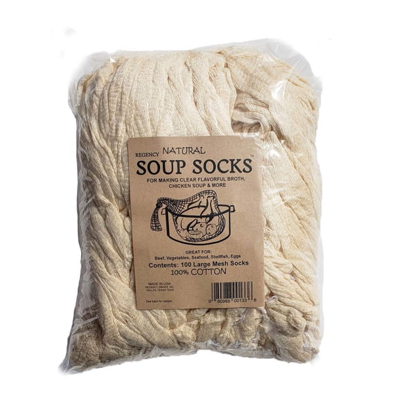 Regency Wraps – Bolsas de malla de algodón 61 cm para sopas y caldos (paquete de 100)
