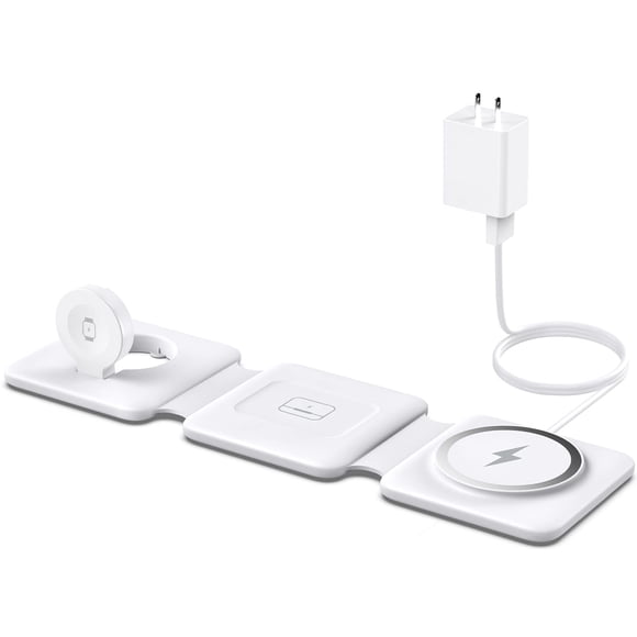 Estación de carga magnética plegable Iseyyox 3 en 1 para Apple