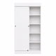 thumbnail image 2 of Closet Corredera 5 Compartimientos Blanco 180x80x40, 2 of 2