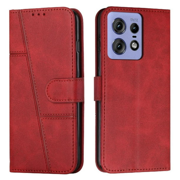 Funda Flip Para Motorola Moto Edge 50 Pro – Carcasa Delgada Y Resistente A Impactos Con Soporte Para Uso Diario Y Profesional