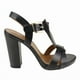 thumbnail image 1 of Sandalia Exs Fiesta Cuero Negra, 1 of 6