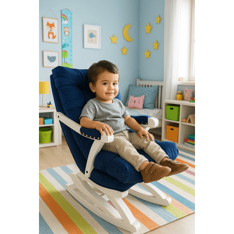 Muebles New - Silla Mecedora Coquette De Niño