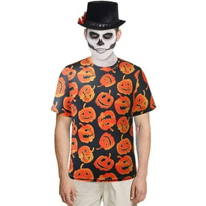 Sslr - Polera De Halloween Para Hombre Manga Corta Cuello Redondo Casual (Talla M)
