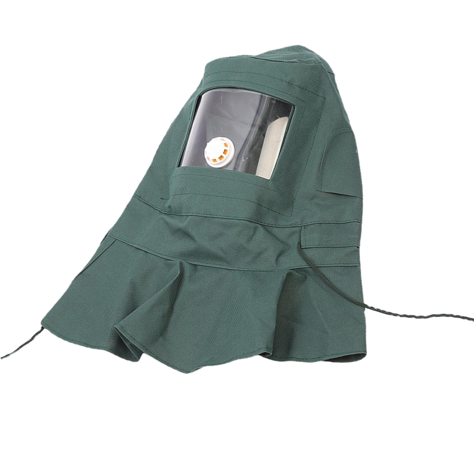 Ioensy - Capucha De Chorro De Arena Accesorios Profesionales Capa Cascos De Chorro De Arena Lentes