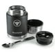 thumbnail image 4 of Termo Comida BossCamp 500 ml Negro Acero Inoxidable Bolso Térmico Cuchara, 4 of 8
