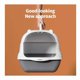 thumbnail image 4 of Arenero BaÃ±o Sanitario De Gatos Tapa Plegable Grande Gris, 4 of 5