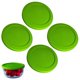 thumbnail image 1 of Tapas de repuesto KlareWare para recipientes de 4 tazas, tapas de plástico libre de BPA para Pyrex 7201, Anchor Hocking (paquete de 4, verde primavera) - Contenedores no incluidos, 1 of 7
