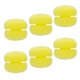 thumbnail image 1 of paquete de 6 unids de alta elasticidad rodillos de bola de pelo rizador de pelo rizado bollo amarillo, 1 of 5