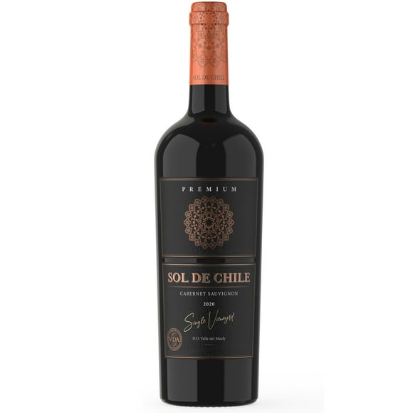 Vino Tinto Cabernet Sauvignon Premium 14° Botella, 750 ml