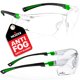 thumbnail image 1 of Gafas de seguridad NoCry, transparentes, antivaho, resistentes a los arañazos, paquete de 10, 1 of 9