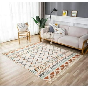 Angeles Del Hogar - Alfombra De Lino 180X200 Cm