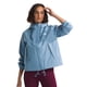 thumbnail image 1 of Sudadera impermeable con capucha THE NORTH FACE Antora para mujer, color azul acero, 1 of 3
