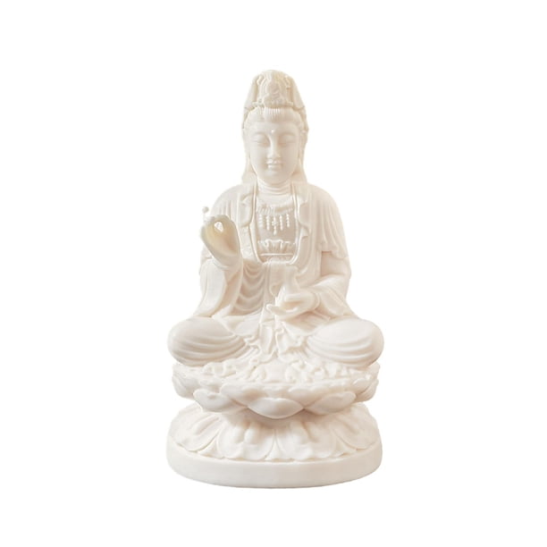 Estatuilla De Bodhisattva, Mano De Obra Fina, Decoración En Miniatura De Escritorio, Estatua De Guanyin