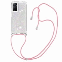 Funda Foxdock Para Xiaomi Redmi Note 11 Pro 4G/5G Con Cuerda Ajustable, Brillo Líquido, Protección Antigolpes Y Lente – Ideal Para Regalo