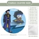 thumbnail image 2 of Static Shock-theme Fitted Round Tablecloths Elastic Edged Table Covers Waterproof Table Cloth for Kitchen Holiday Party Tables Decor 150cm, 2 of 6