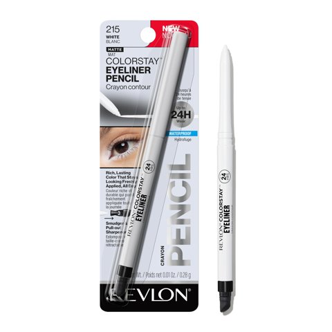 Lápiz Delineador De Ojos Revlon Colorstay Waterproof Blanco 0,28 G