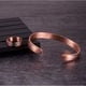 thumbnail image 4 of Pulsera magnética de cobre para artritis, para hombre y mujer, con imanes potentes (2 unidades), 4 of 5