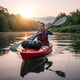 thumbnail image 3 of Bolsa Seca Contra Agua Impermeable Flotante Outdoor Camping Kayak 5L Negra, 3 of 4