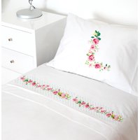 Tuyo Print - Juego De Sábanas 1,5 Pl Letras Vintage L