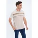 thumbnail image 3 of Polera Piqué Líneas Bicolor Hombre Algodón Primavera verano 0186, 3 of 4