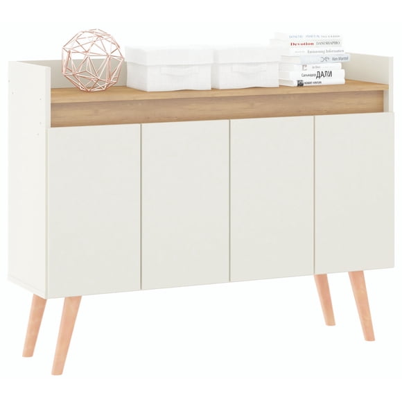 Buffet Verona 4 Puertas Beige - Roble