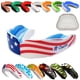 thumbnail image 1 of Protector bucal COOLLO SPORTS adulto con diseño de bandera americana (tipo hervir y moldear), 1 of 6