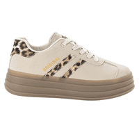Zapatilla Lesser Beige Print Alquimia