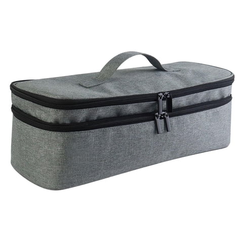 Magideal - Bolsas De Secador De Pelo De Doble Capa, Bolsa Organizadora De Artículos De Aseo, Bolsa De Maquillaje Grande, Bolsa Protectora A Prueba De Polvo Para