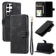 thumbnail image 4 of Funda Cartera para Samsung Galaxy S22 Ultra Tapa con Ranuras, Soporte y Correa Negro, 4 of 5