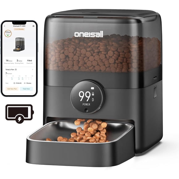 Comedero Automático para Gatos Oneisall WiFi Batería 100 Días
