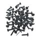 thumbnail image 2 of 200x Sujetadores De Papel Mini Brads De Metal Para Accesorios De álbum De Recortes, Negro, 2 of 5