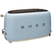 Tostadora Smeg, Estilo Años 50, Estética Retro, 4 Rebanadas, Color Azul Pastel