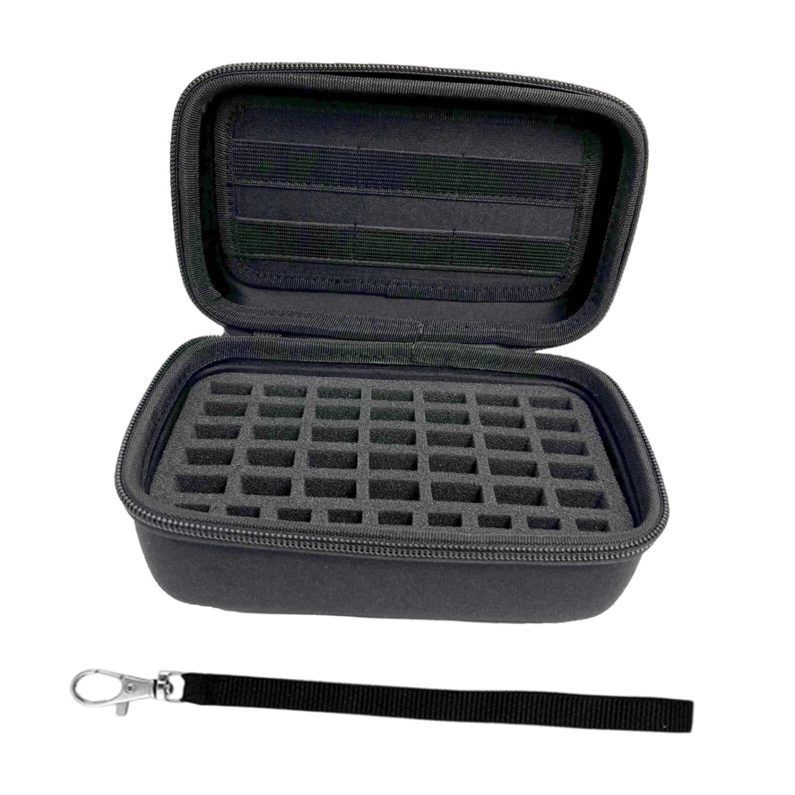 Magideal - Organizador De Tarjetas De Memoria, Estuche Para Unidad Flash Usb, Práctico Organizador Portátil De Accesorios Electrónicos, 44 Ranuras Para Viajes Al