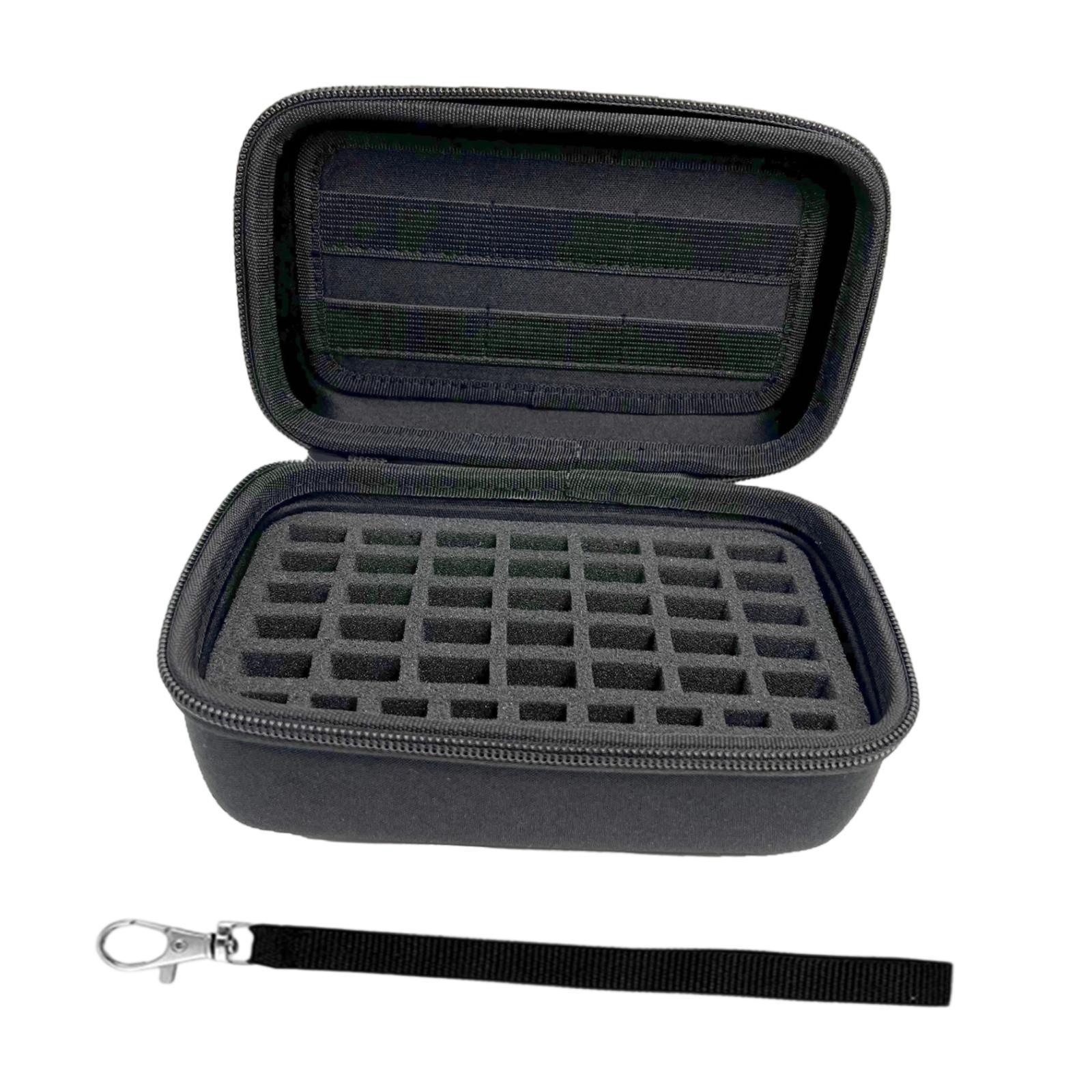 Magideal - Organizador De Tarjetas De Memoria, Estuche Para Unidad Flash Usb, Práctico Organizador Portátil De Accesorios Electrónicos, 44 Ranuras Para Viajes Al