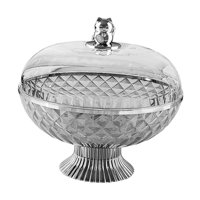 Bothyi - Frutero Moderno Para Fiestas, Bodas, Hoteles, Bandeja Para Aperitivos, Postres, Tartas, Estante Para Platos, Color Gris