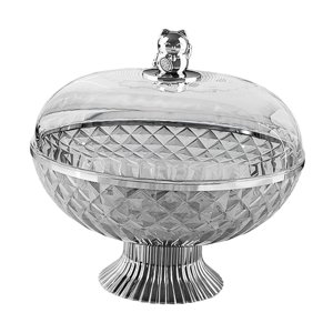 Bothyi - Frutero Moderno Para Fiestas, Bodas, Hoteles, Bandeja Para Aperitivos, Postres, Tartas, Estante Para Platos, Color Gris