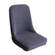 thumbnail image 3 of Funda Para Silla De Comedor De Tela Elástica Alta Funda Para Asiento Con Respaldo Alto Gris, 3 of 5