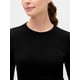 thumbnail image 4 of Top GAP para mujer, manga larga, color negro acanalado, talla XXL, 4 of 5