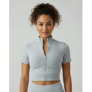 Flix Spa - Peto Deportivo Premium Mujer Ajustado Con Cierre