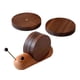 thumbnail image 1 of 5 Posavasos De Madera Con Forma De Caracol Para Salón, Vajilla, Encimera, Color B, 1 of 3