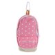 thumbnail image 4 of punto de onda mini mochila lápiz caja de lápiz cosmético maquillaje bolígrafo bolsa rosa, 4 of 5