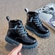 thumbnail image 4 of Zapatos de mujer Botas Primavera y Otoño Niños Algodón Zapatos de invierno Botas de cuero Botas con forro polar Botas para niños, 4 of 5
